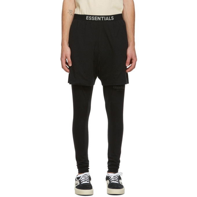 Essentials Black Athletic Leggings Essentials