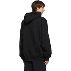 VETEMENTS Black Haute Couture Logo Hoodie