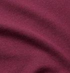 Brunello Cucinelli - Slim-Fit Layered Cotton-Jersey T-Shirt - Men - Plum