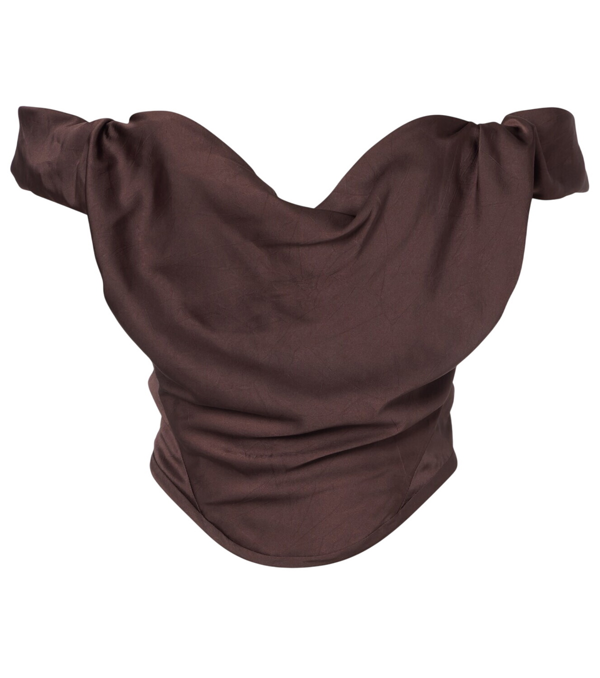 Vivienne Westwood Natalia cropped cotton chambray shirt Vivienne Westwood Natalia cropped cotton chambray shirt