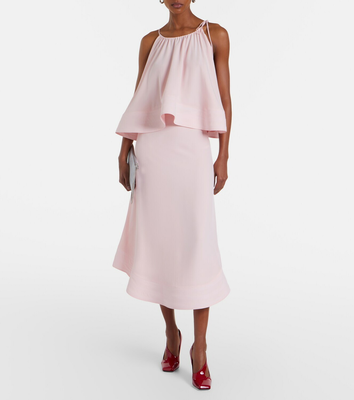 Stella McCartney Silk midi skirt