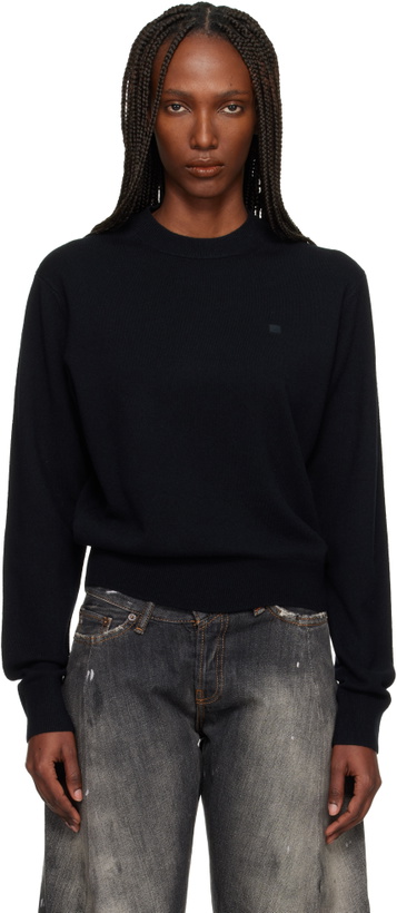 Photo: Acne Studios Black Crewneck Sweater