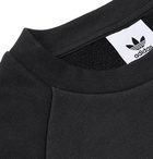 ADIDAS ORIGINALS - Adicolor Logo-Print Loopback Cotton-Jersey Sweatshirt - Black