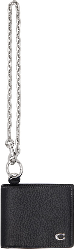 Photo: Coach 1941 Black Chain Bifold Wallet