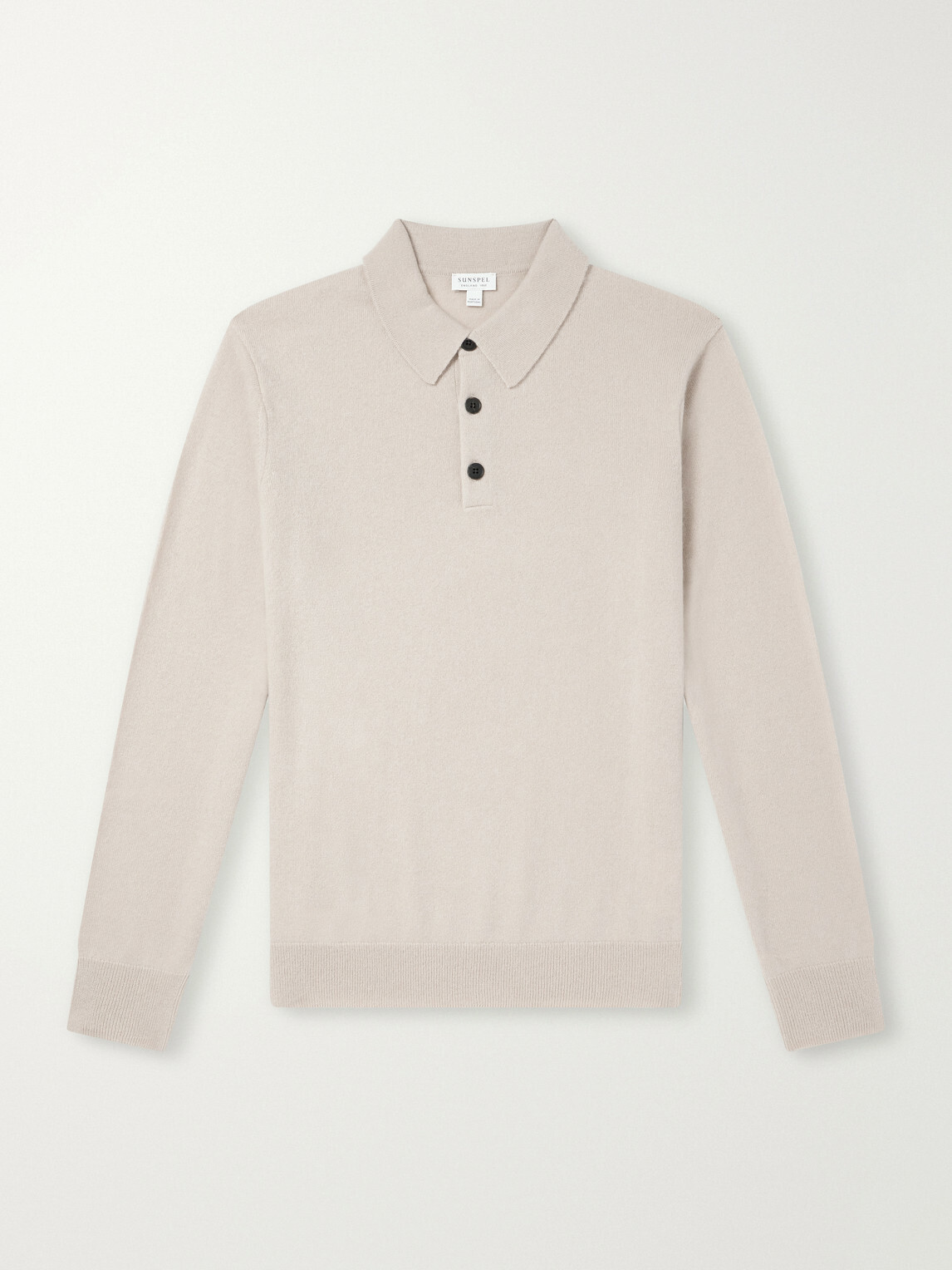 Sunspel - Cashmere Polo-Shirt - Neutrals