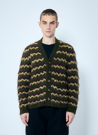 Brain Dead Zig Zag Striped Cardigan