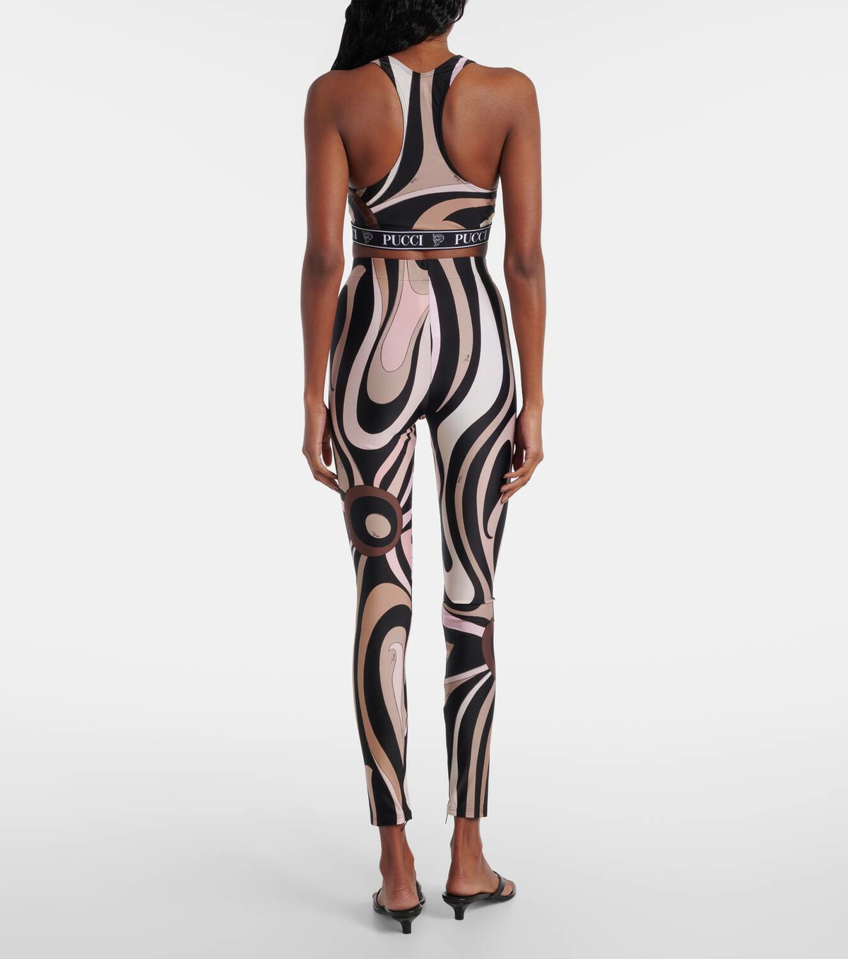 Pucci Printed sports bra