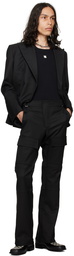 MISBHV Black Moto Cargo Pants