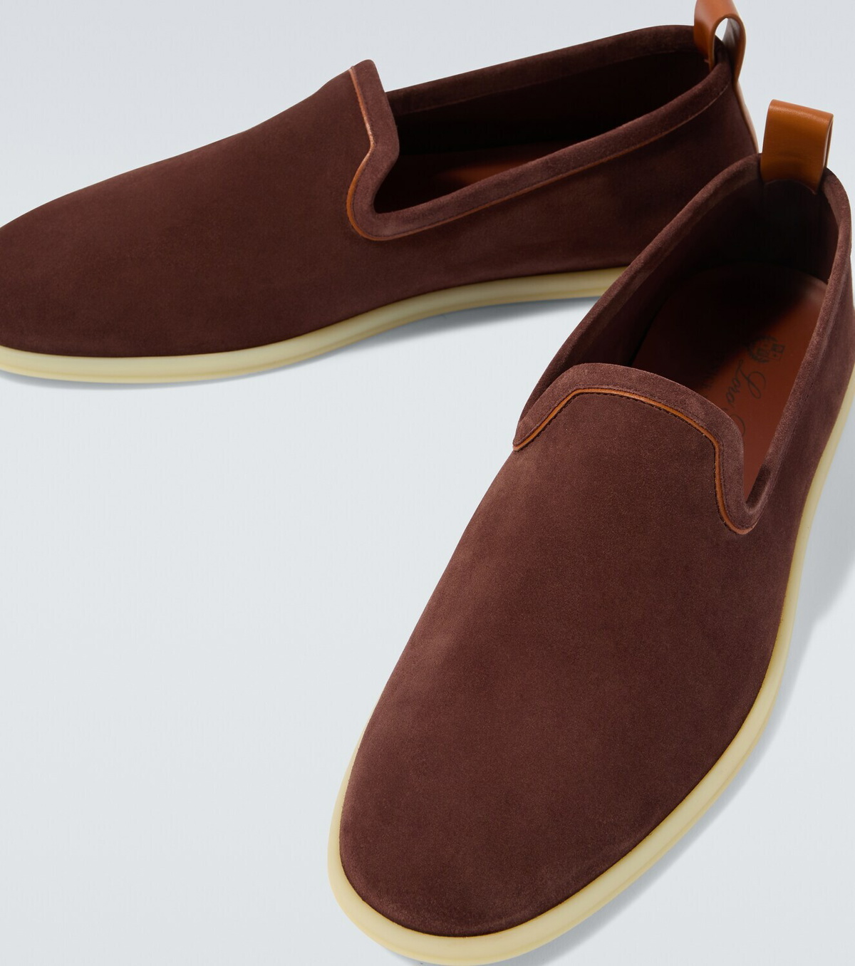 Loro Piana Venice Walk suede slip-on shoes