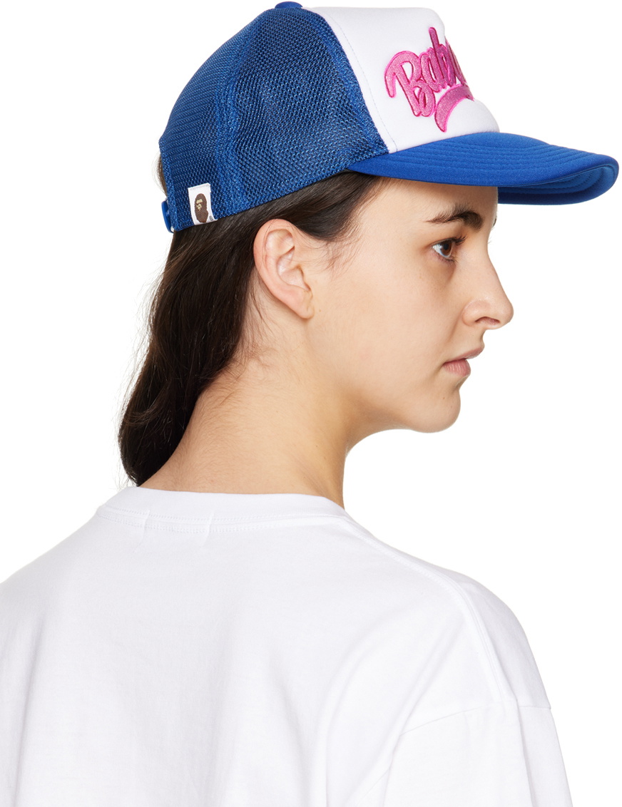 帽子 2000s BAPE milo&star cap BAPE Dot Milo Shark Snapback Cap trucker hat Black A Bathing