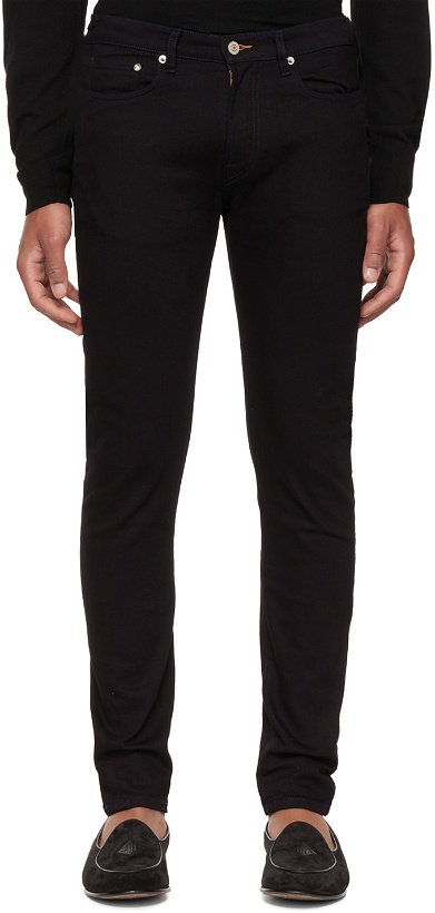 Photo: PS by Paul Smith Black Slim-Fit Jeans