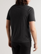 ON - Active Stretch Cotton-Blend Jersey T-Shirt - Black