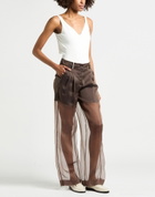 Peserico Womens Pants Dark in Brown