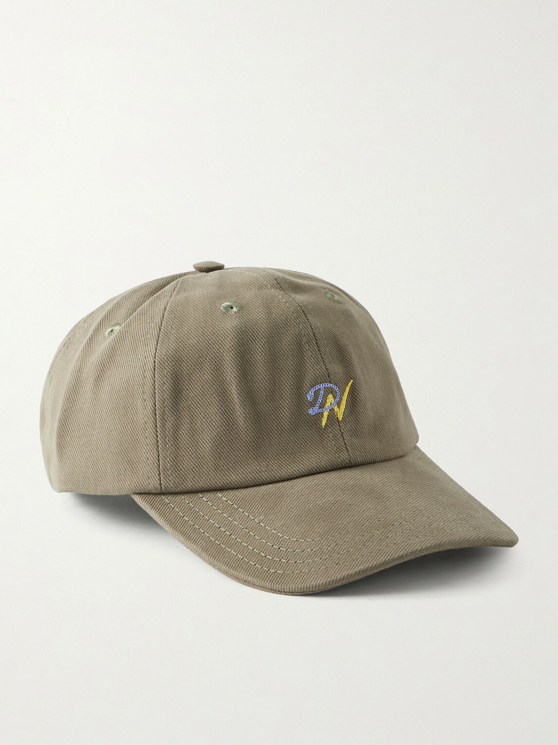 Drake's - Nanga Logo-Embroidered Cotton-Twill Cap