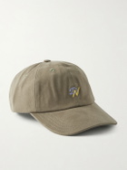 Drake's - Nanga Logo-Embroidered Cotton-Twill Cap