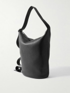 LOEWE - Loop Medium Logo-Debossed Leather Bucket Bag