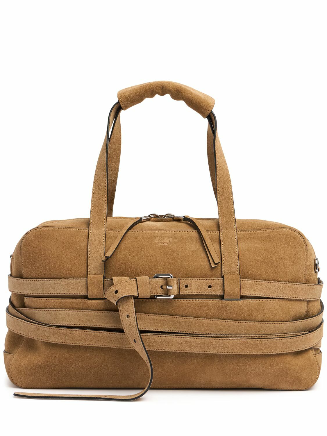 ★Moschino★ Tie Me Bag in Suede Small POLMC4226PP0MOF0POL80 Moschino Tie Me bag in suede Small | Moschino