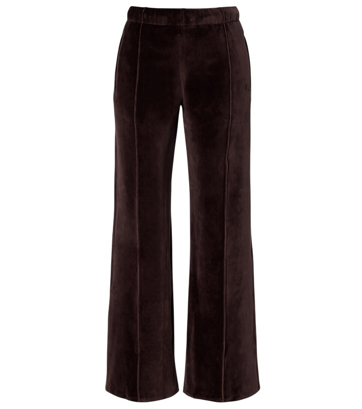 Photo: Courrèges Cotton-blend velvet sweatpants
