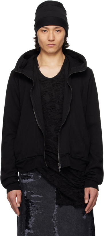 Photo: Julius Black Seamed Hoodie