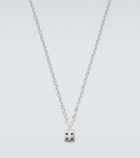 Sydney Evan 14kt white gold charm necklace with diamonds