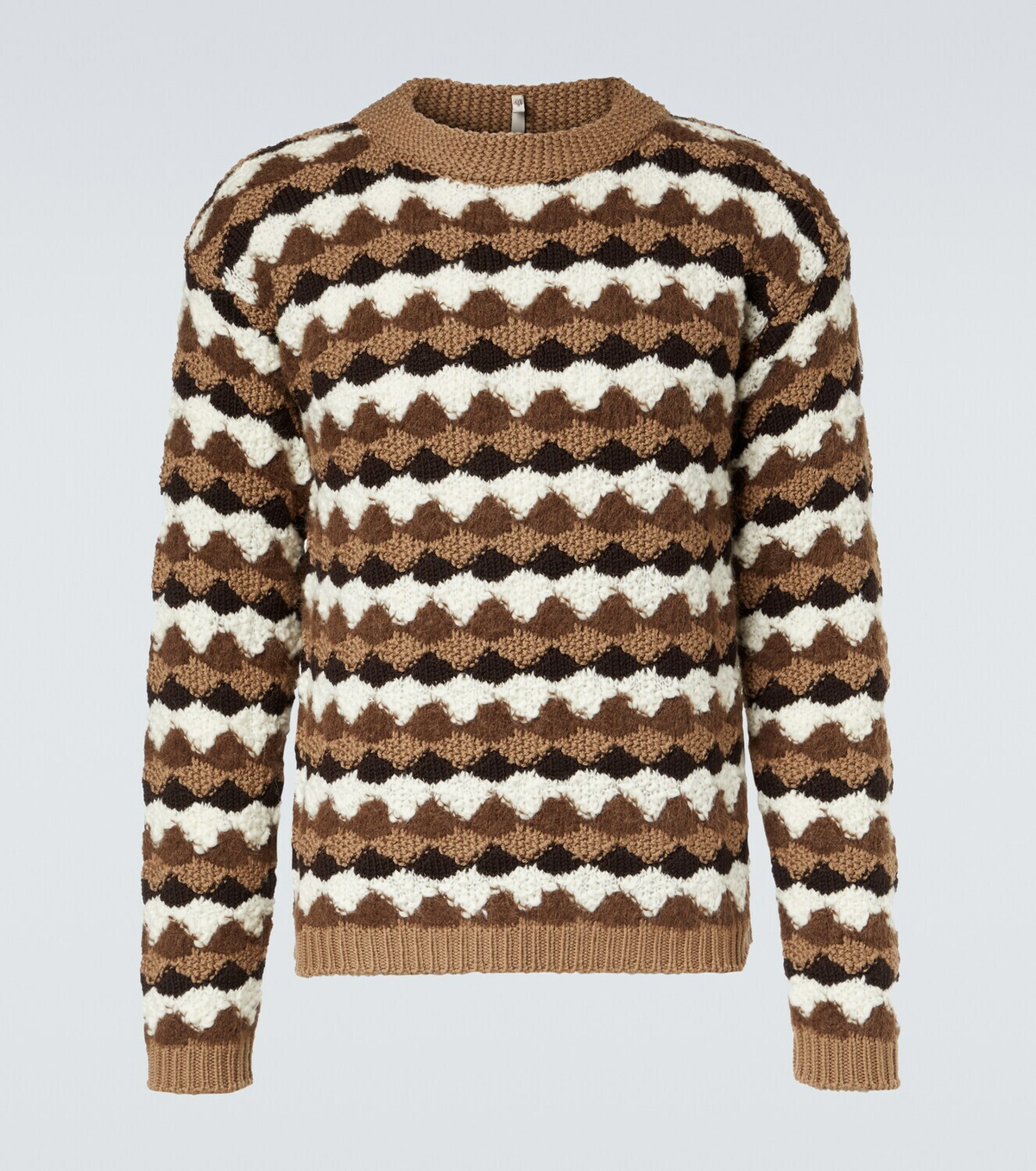 Moncler Grenoble Wool and alpaca-blend jacquard sweater