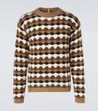Moncler Grenoble Wool and alpaca-blend jacquard sweater
