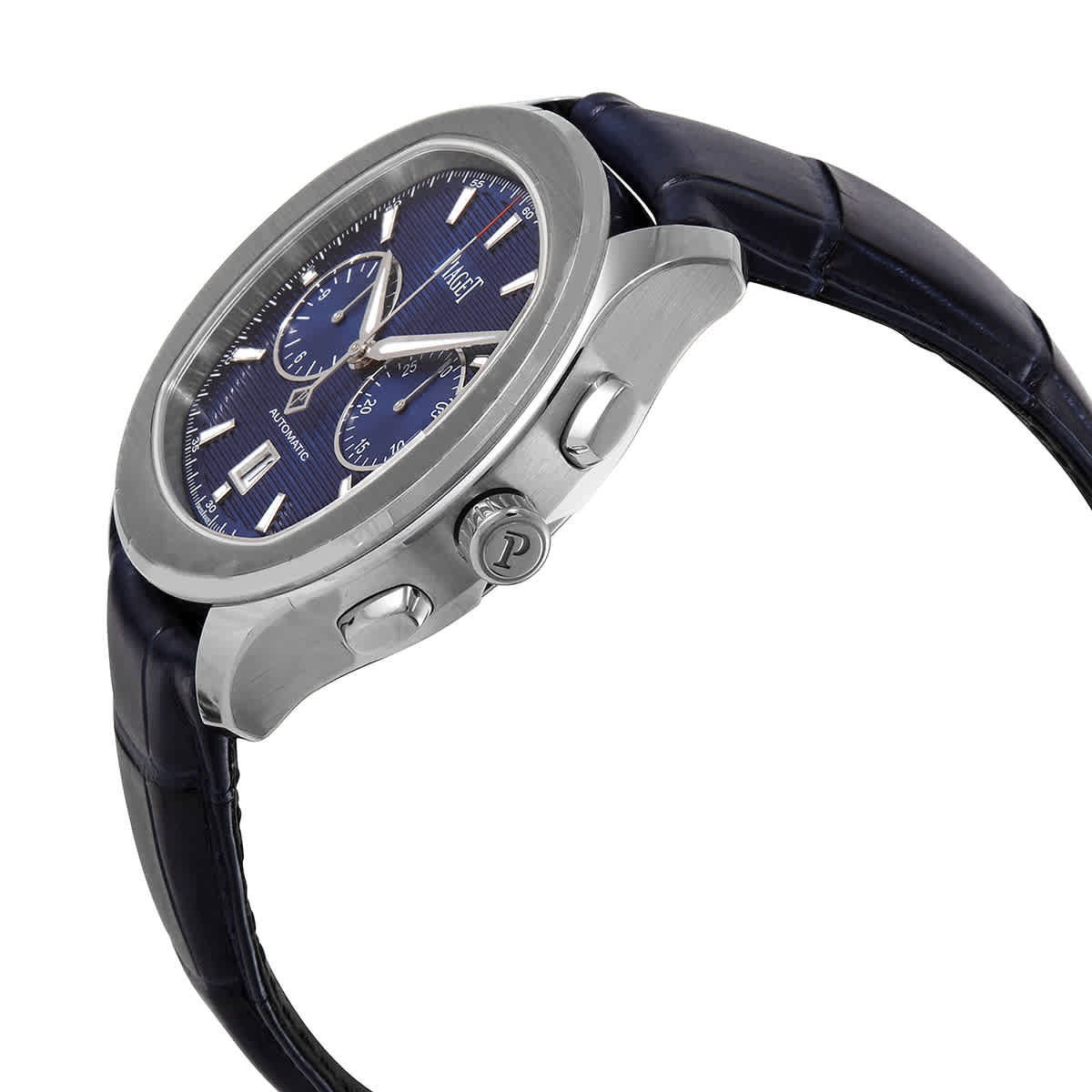 Piaget Polo S Chronograph Automatic Blue Dial Mens Watch G0A43002