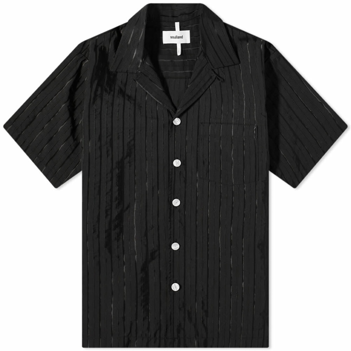 Photo: Soulland Men's Orson Vacation Shirt in Black