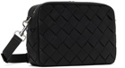 Bottega Veneta Black Medium Intrecciato Camera Bag