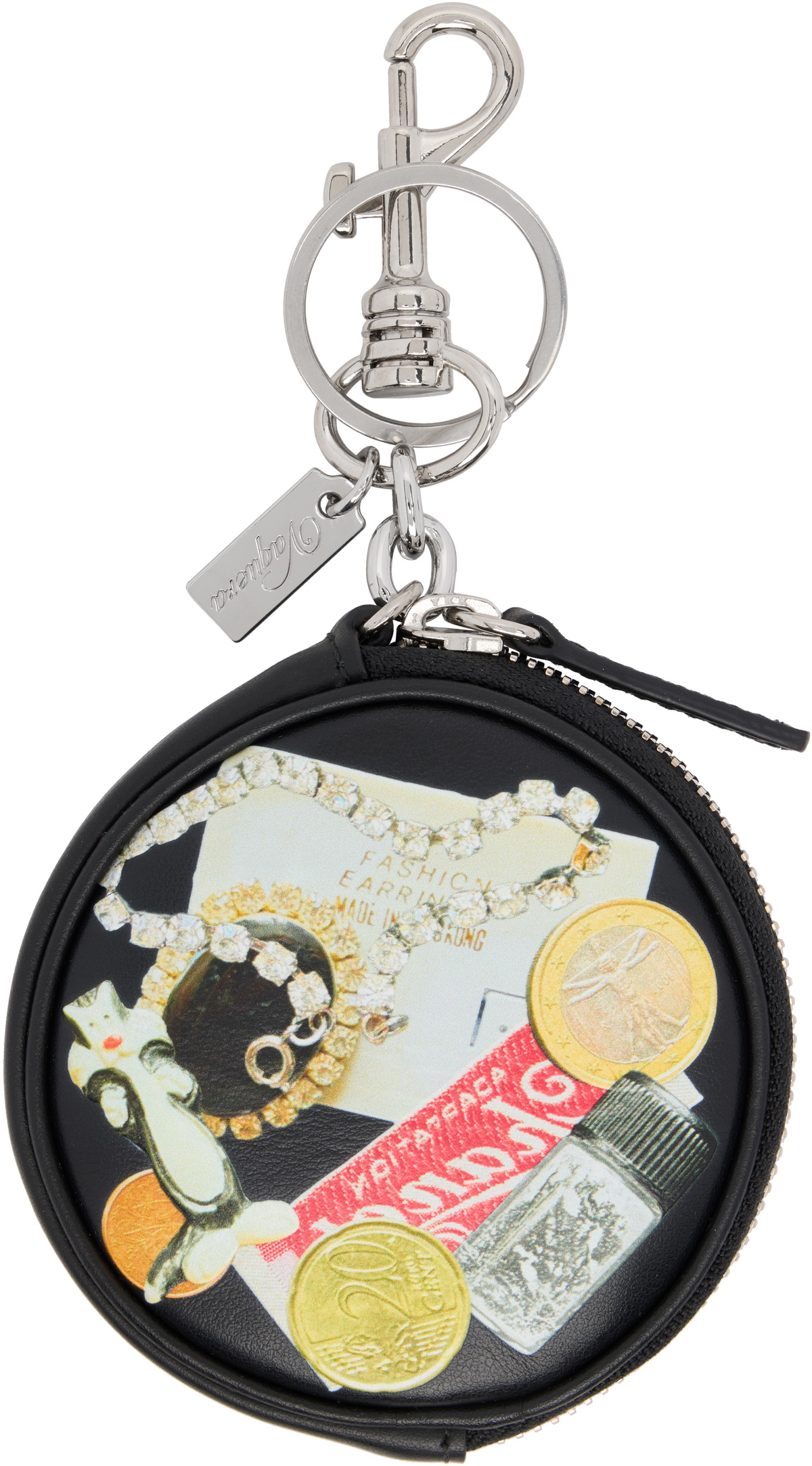 VAQUERA Black Trompe L'Oeil Coin Purse