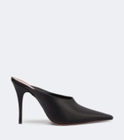 Amina Muaddi Felicia satin mules