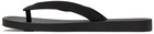 Melissa Black Sun Long Beach Flip Flops