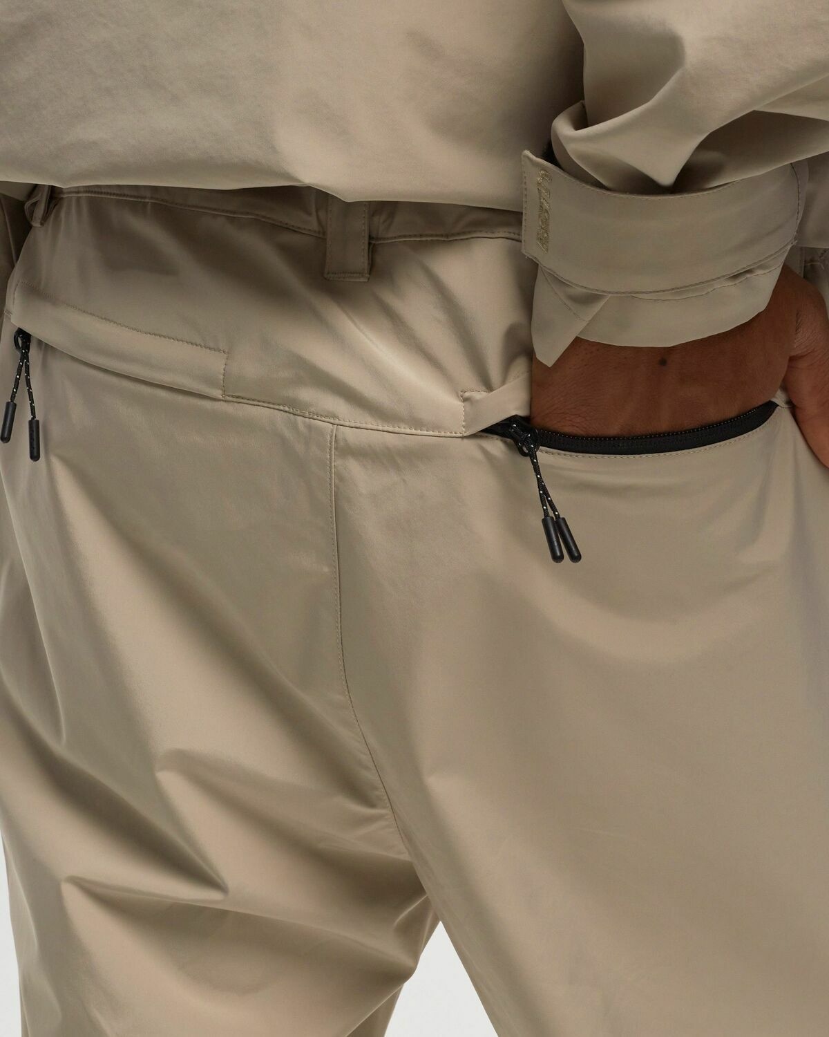 Bstn Brand Shell Pants Beige - Mens - Cargo Pants