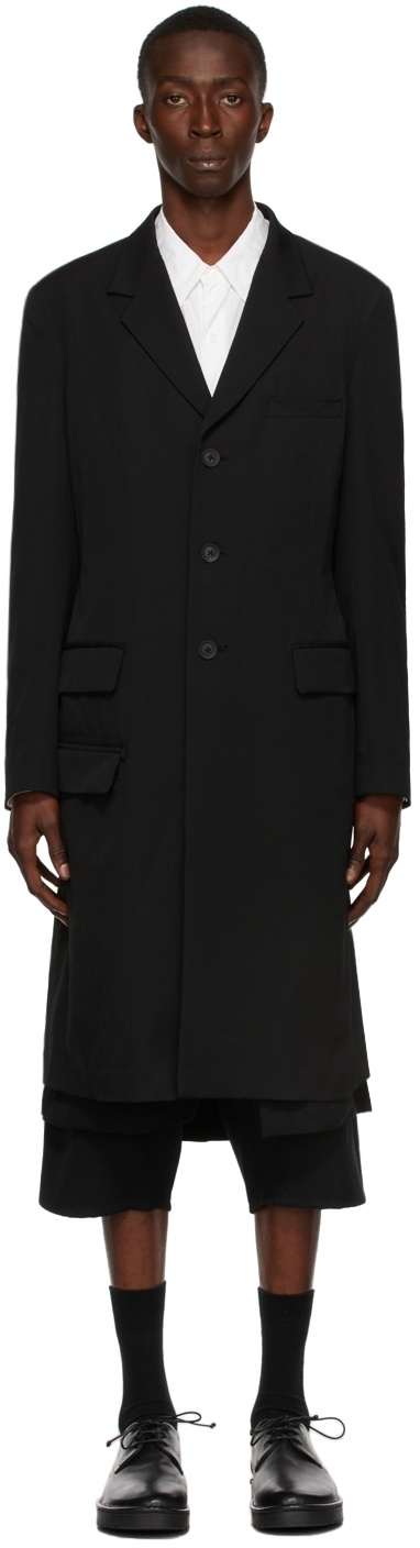 Yohji Yamamoto Black Regulation Doctor Coat Yohji Yamamoto