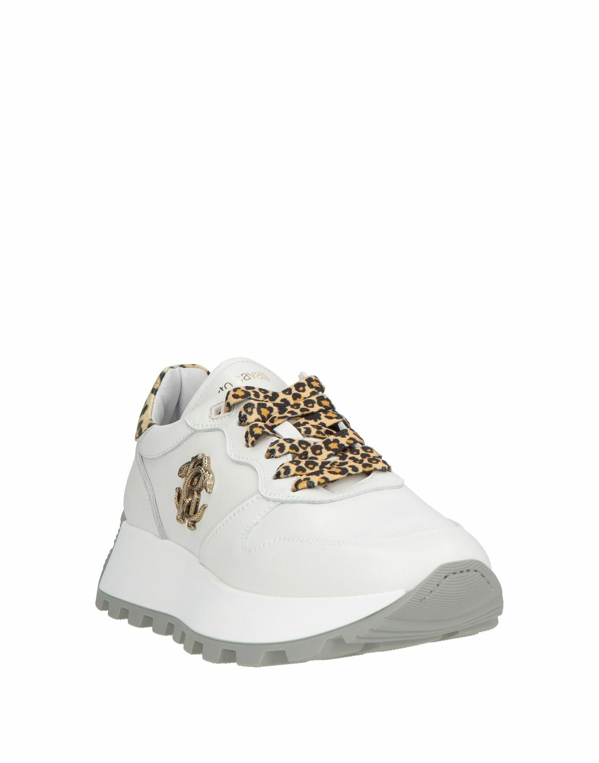 Roberto Cavalli Womens Sneakers in White