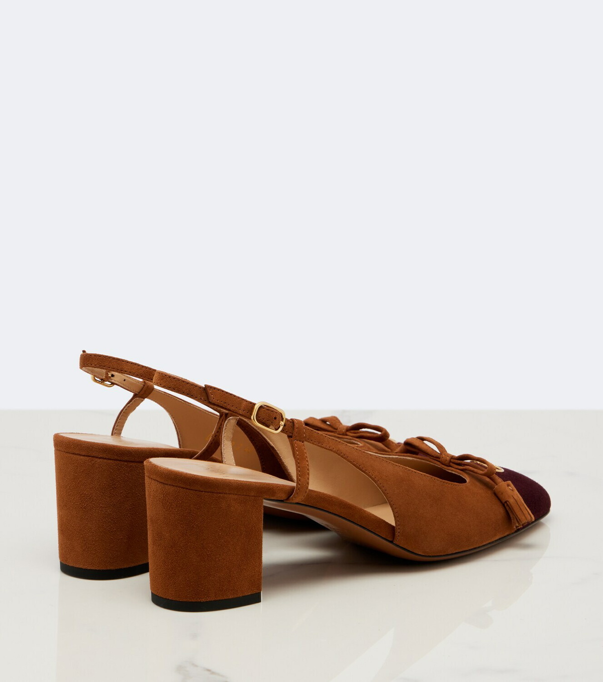 Valentino Garavani Valet Du Roi leather slingback pumps