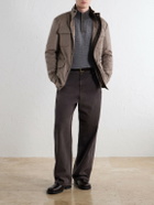 N.PEAL - Waffle-Knit Cashmere Sweater - Gray