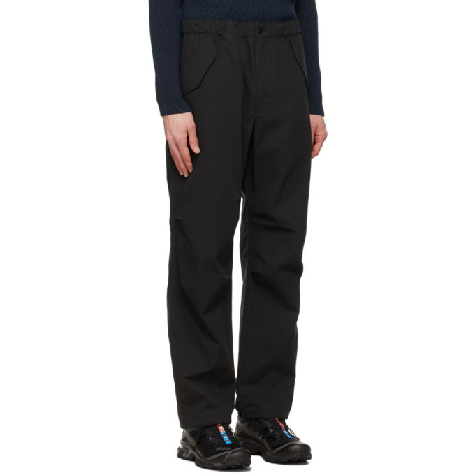 Goldwin Black Cordura® Wide Easy Wind Trousers