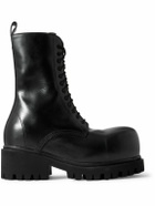 Balenciaga - Stomper Leather Boots - Black