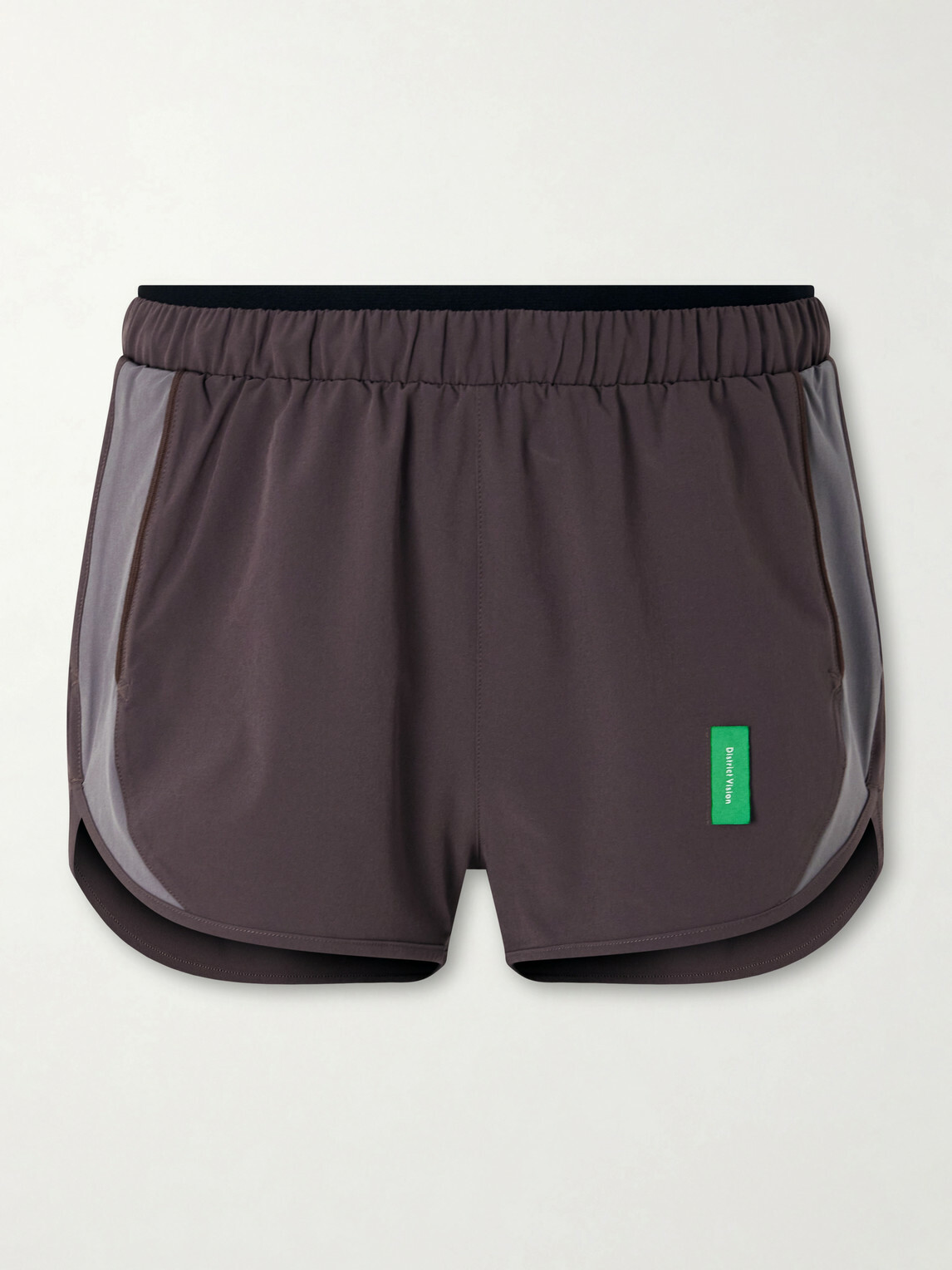 DISTRICT VISION - Straight-Leg 2'' Shell Running Shorts - Brown