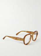 LOEWE - Curvy D-Frame Tortoiseshell Acetate Optical Glasses