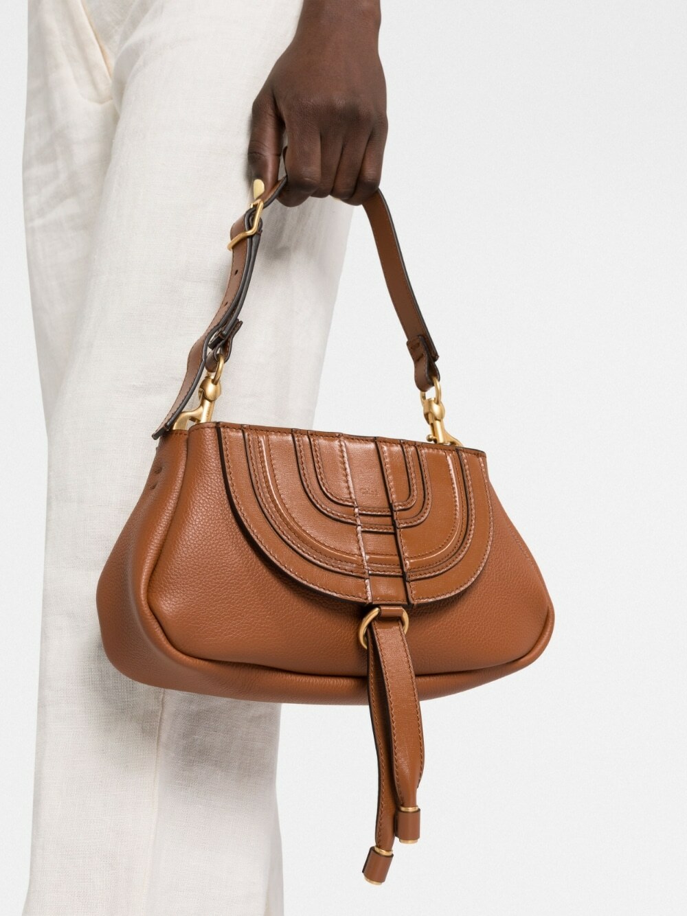 CHLOÉ - Marcie Leather Shoulder Bag