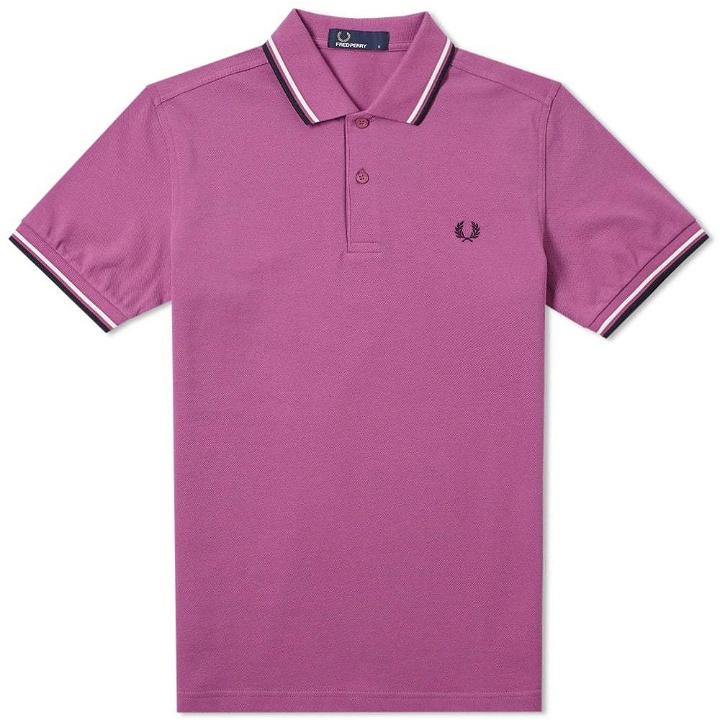 Photo: Fred Perry Twin Tipped Polo Purple