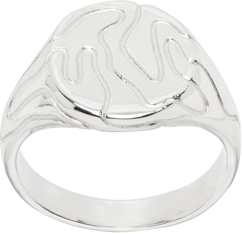 octi Silver Topology Ring