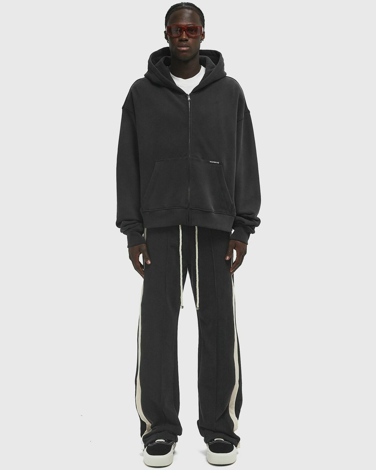 Nahmias Nahmias Zip-Up Hoodie Black Mens Hoodies/Zipper