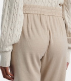 Brunello Cucinelli Monili cotton and silk-blend sweatpants