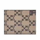 Off-White Men's Monogram Billfold Wallet in Brown