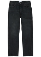 Givenchy Couture Seam Straight-leg Jeans Black