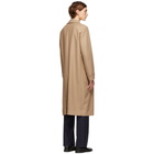 Husbands Beige Wool Double-Breasted Coat