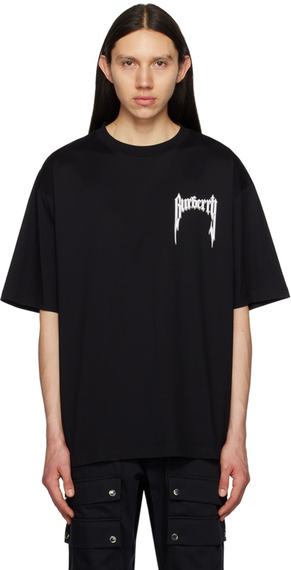 Photo: Burberry Black Printed T-Shirt